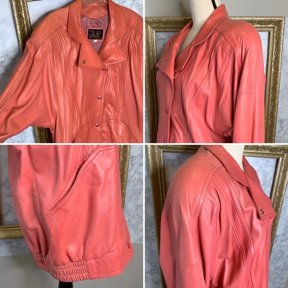 Creations Jez Montreal Vintage leather jacket - Picture 2 of 8